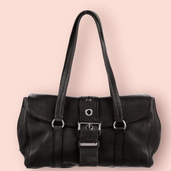 Authentic Vintage Prada Leather Buckle  Bag - Picture 1 of 4